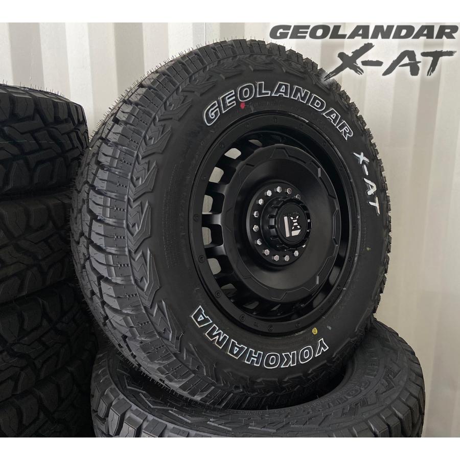 ジムニー シエラ JB74 タイヤホイールセット ヨコハマ ジオランダーX-AT 235/70R16 or 225/75R16 ホワイトレター 16インチ LEXXEL SwaGGer｜wat｜03