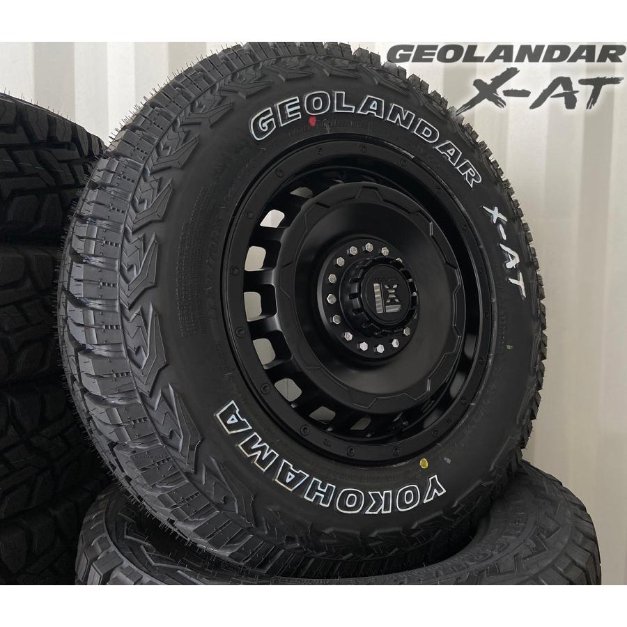 ジムニー シエラ JB74 タイヤホイールセット ヨコハマ ジオランダーX-AT 235/70R16 or 225/75R16 ホワイトレター 16インチ LEXXEL SwaGGer｜wat｜04