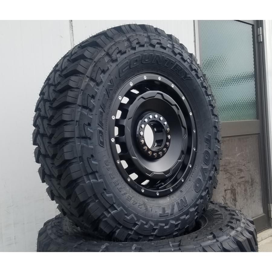 ランクル 70/60 70プラド ナロー 標準ボディー用 トーヨー オープンカントリー MT 245/75R16 タイヤホイールセット 16インチ 4本セット｜wat｜03