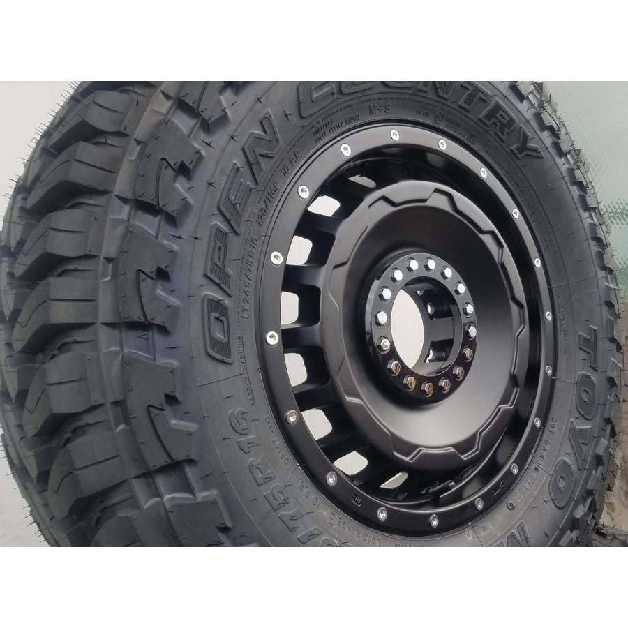 ランクル 70/60 70プラド ナロー 標準ボディー用 トーヨー オープンカントリー MT 245/75R16 タイヤホイールセット 16インチ 4本セット｜wat｜04