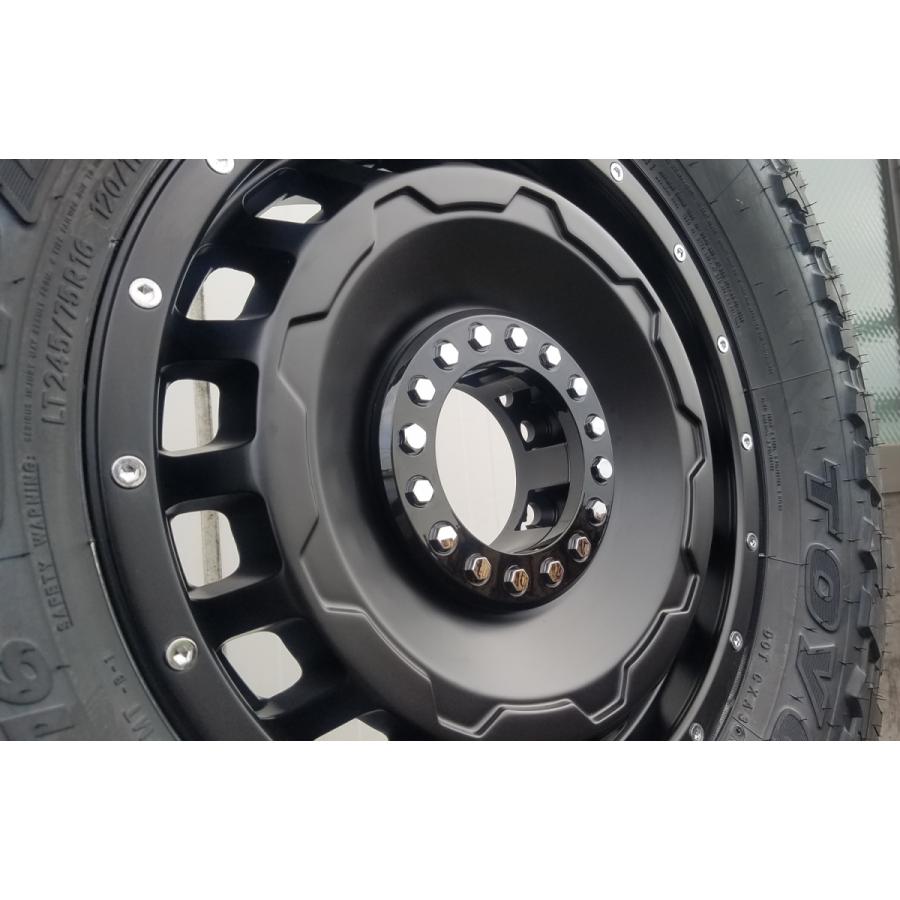 ランクル 70/60 70プラド ナロー 標準ボディー用 トーヨー オープンカントリー MT 245/75R16 タイヤホイールセット 16インチ 4本セット｜wat｜05