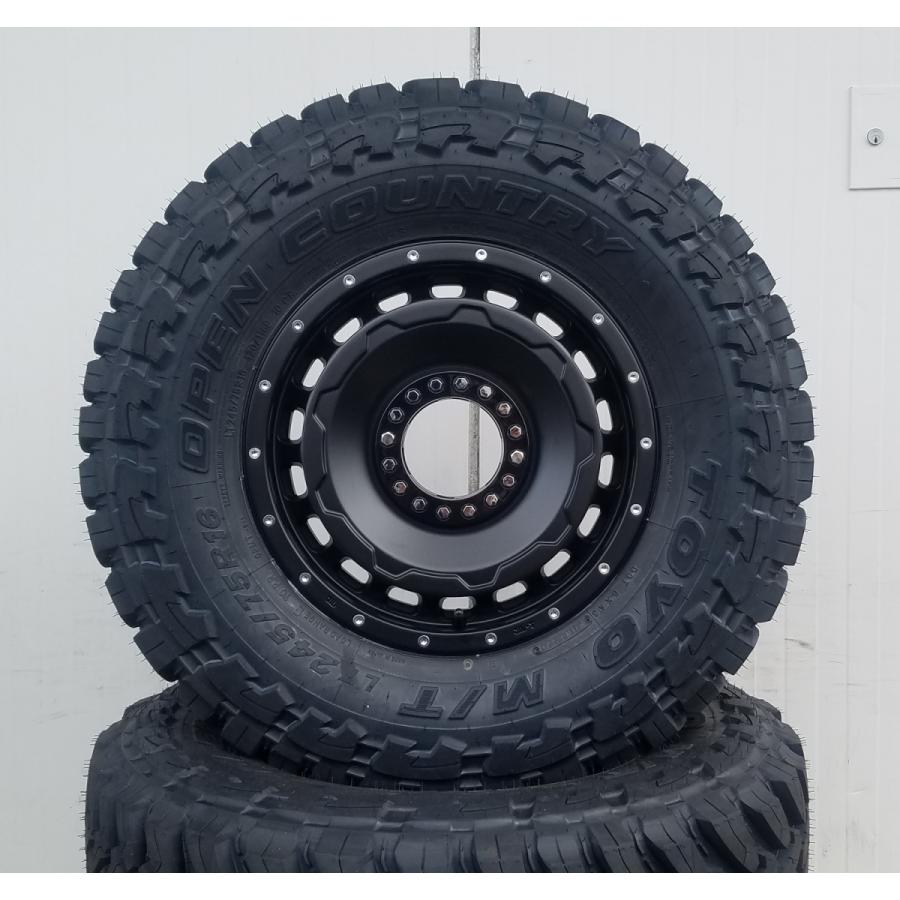 ランクル 70/60 70プラド ナロー 標準ボディー用 トーヨー オープンカントリー MT 245/75R16 タイヤホイールセット 16インチ 4本セット｜wat｜07