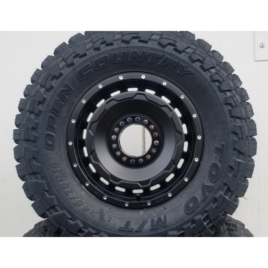 ランクル 70/60 70プラド ナロー 標準ボディー用 トーヨー オープンカントリー MT 245/75R16 タイヤホイールセット 16インチ 4本セット｜wat｜08