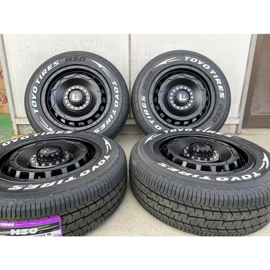 215/65R16　109/107 ホイール付き 4本セット　ハイエース等 新品 ハイエース200系 夏タイヤ ホイール4本セット 215/65R16
