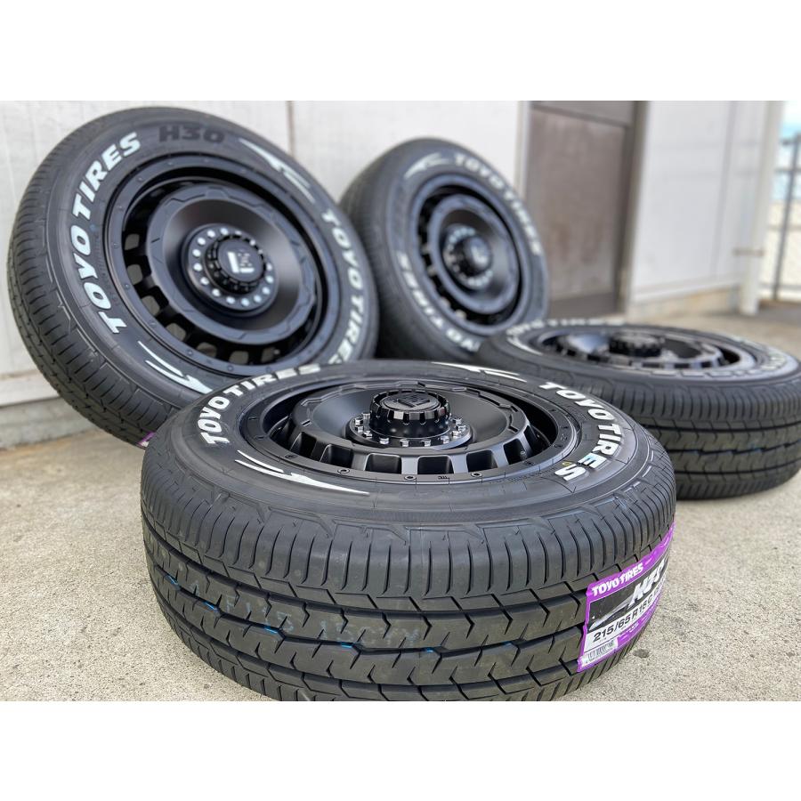 TOYO TIRES 車検対応タイヤ&ホイールセット H30 215/65R16 107 TOYO TIRES 車検対応タイヤ&ホイールセット H30 215/65R16 107