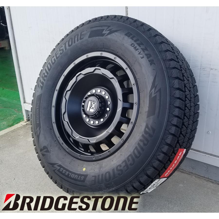 265\65r17スタッドレス純正ホイール BLIZZAK DM-V3 プラド