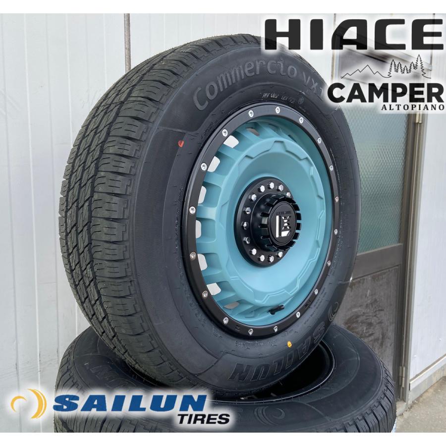ハイエース 0系 サマータイヤ 215 65r16 車検対応 Sailun Vx1 タイヤホイールセット 16インチ Swagger