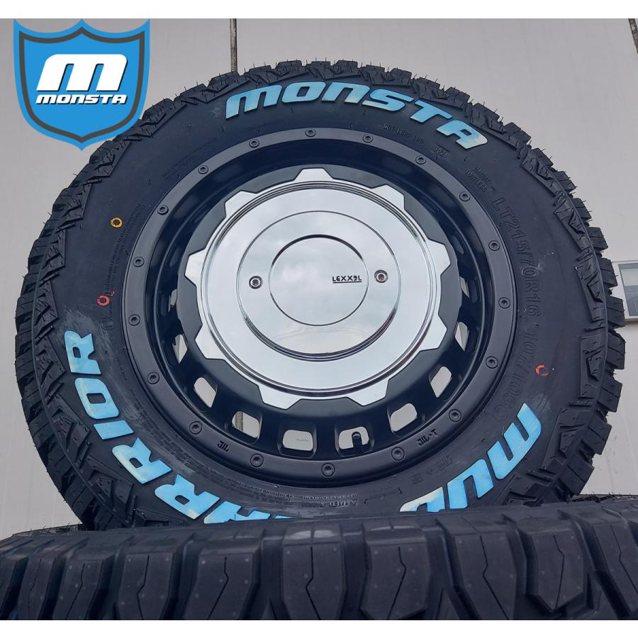 D5 デリカ エクストレイル クロスロード CX5 RAV4 ヤリスクロス 16インチ LEXXEL SwaGGer Old style モンスタ マッドウォーリアー 215/70R16 235/70R16｜wat｜02