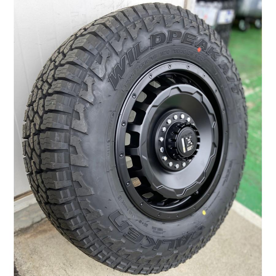 オールテレンタイヤ デリカD5 RAV4 エクストレイル CX5 16インチ 新品タイヤホイールセット ファルケン WILDEPEAK A/T03W 225/75R16 235/70R16 爆買の画像
