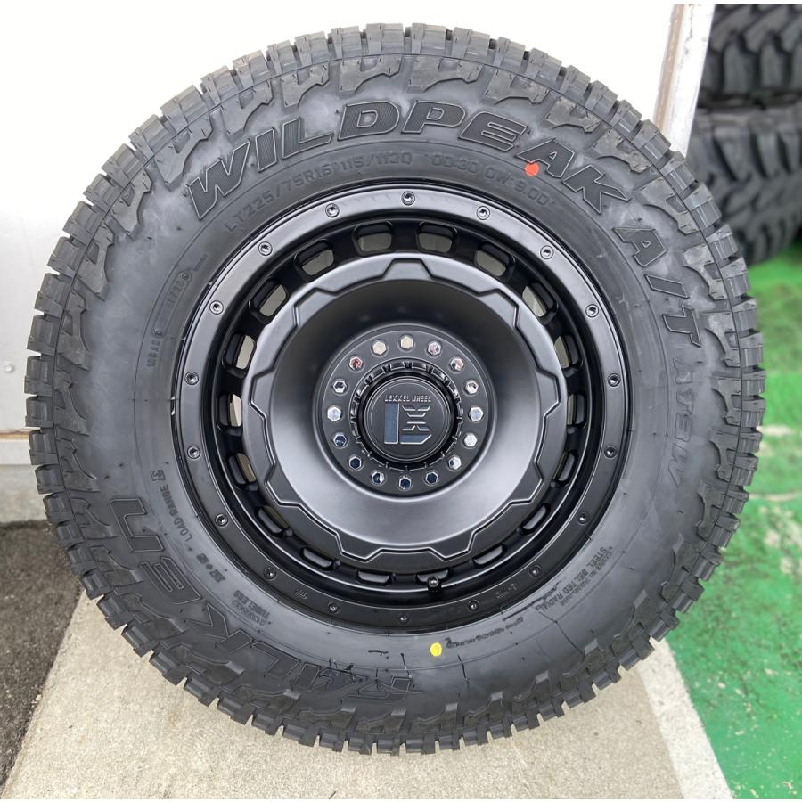 オールテレンタイヤ デリカD5 RAV4 エクストレイル CX5 16インチ 新品タイヤホイールセット ファルケン WILDEPEAK A/T03W 225/75R16 235/70R16 爆買の画像