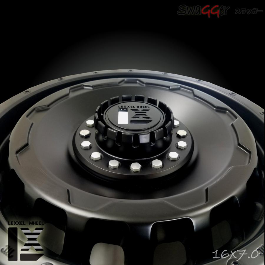 ジムニー専用 JB64 JB23 JB22 JA12 JA11 16インチ LEXXEL SwaGGer ...