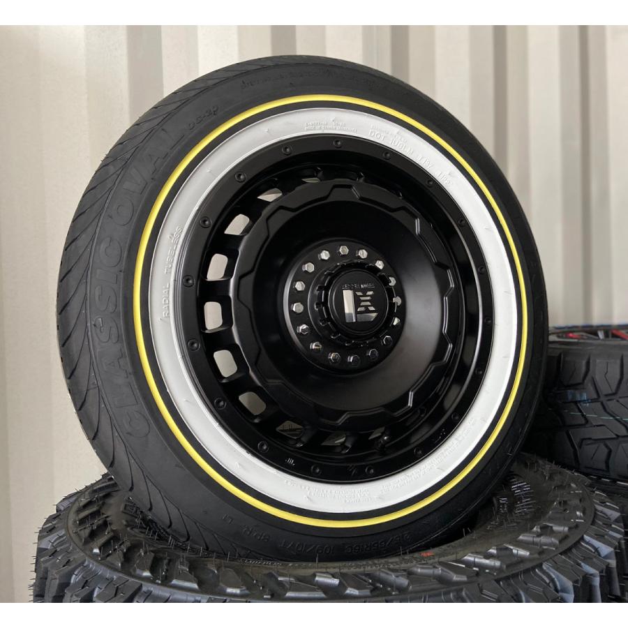 車検対応 100/200系ハイエース レジアスエース SwaGGer 16インチ オーレンカウンター クラシック Oval 215/65R16 ホワイトリボン タイヤホイールセット :swagger-mb-16-139-6h-all-oval-05-tori:Wheel-And-Tyre-SHOP