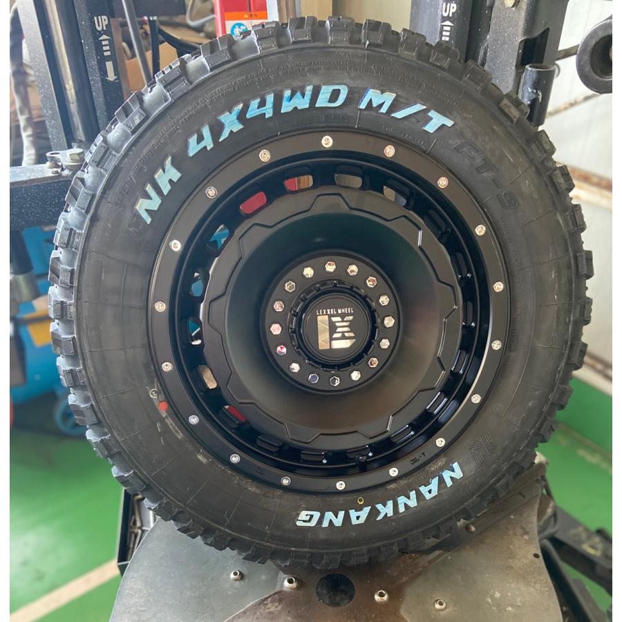 ジムニー JB23 JB64 JA11 JA12 JA22 タイヤホイール 16インチ ナンカン FT9 175/80R16 ホワイトレター 4本セット｜wat｜11