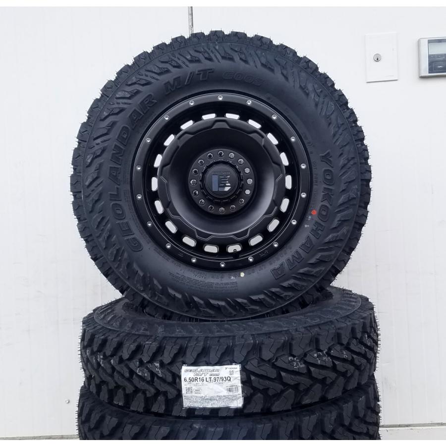 ヨコハマ ジオランダー G003 6.50 ジムニー GEOLANDAR ジムニーシエラ JB74 16インチ LEXXEL SwaGGer スワッガー