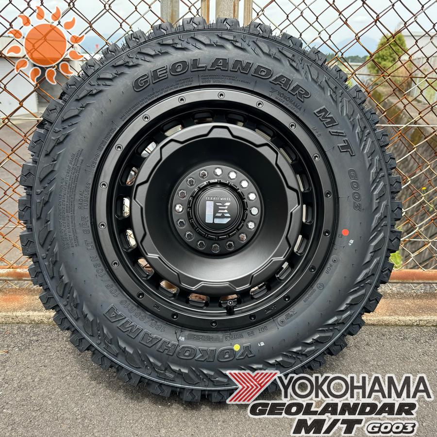 ジムニー JB64 JA11 JA12 JA22 JB23 ヨコハマ ジオランダー MT 185/85R16 175/80R16 195R16 LEXXEL SwaGGer 16インチ タイヤホイール 4本セット｜wat｜02