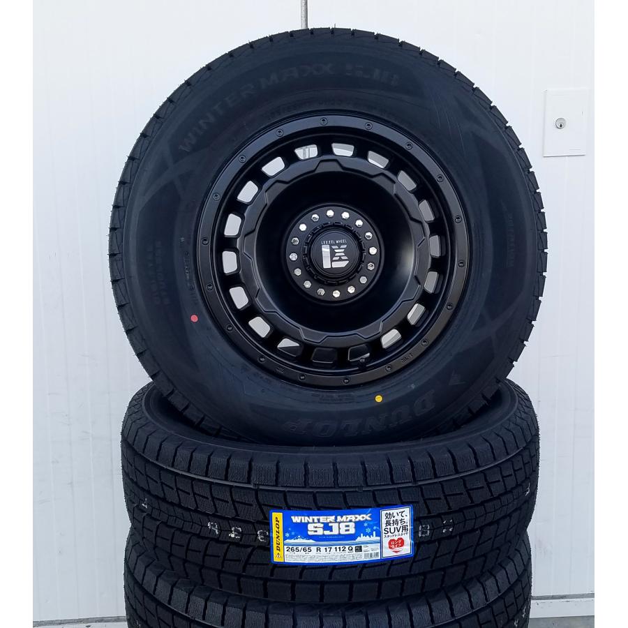 DUNLOP WINTER MAXX SJ8+ 225/65R17 17インチ スタッドレス 4本 22年製 バリ溝 ハリアー エクストレイル CX-5 RAV4等　(KTN121) WINTER MAXX ハリアー RAV4 CR-V CX-5 CX-8 エクストレイル等 17インチ