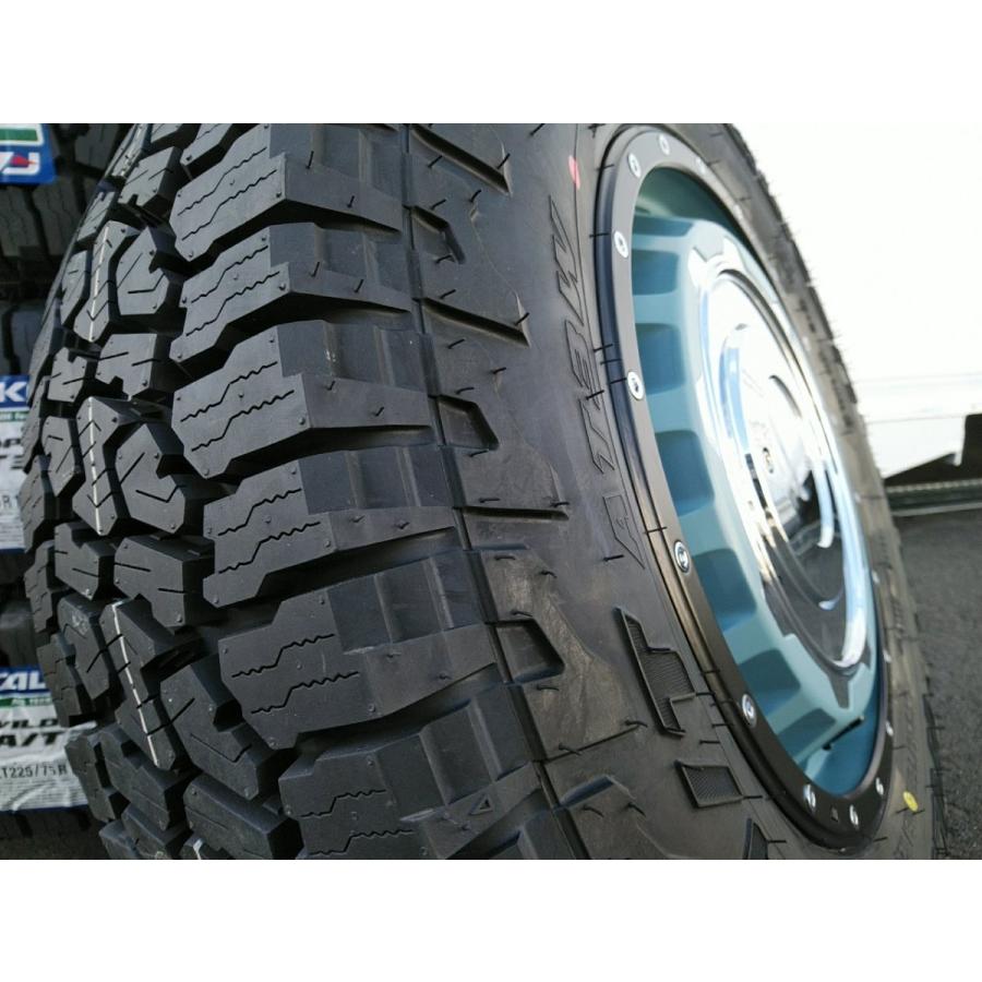 WILDPEAK ファルケン AT3W 225/75R16 235/70R16 タイヤホイールセット