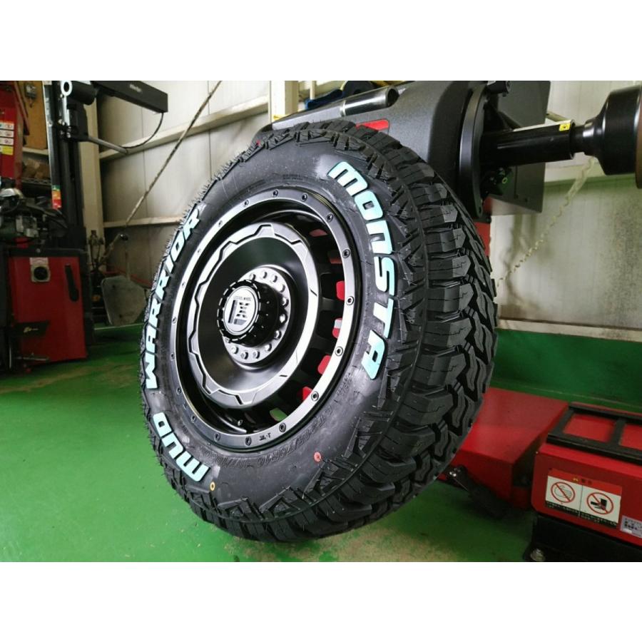 MONSTA TYRES 新品 4本 ジムニー シエラ JB74 タイヤホイールセット