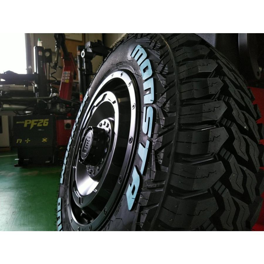 MONSTA TYRES 新品 4本 ジムニー シエラ JB74 タイヤホイールセット
