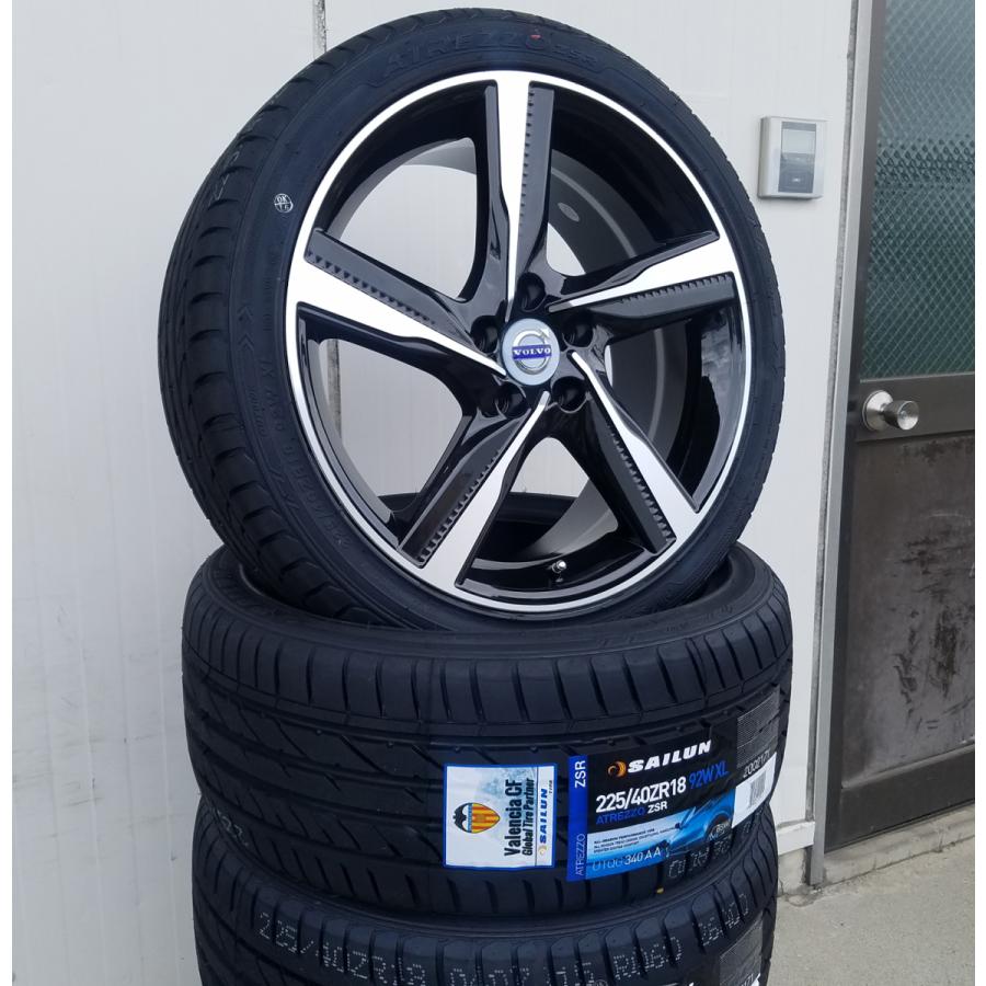 ボルボ（VOLVO） VOLVO V40 当社特選タイヤ 225/40R18 18インチ 新品