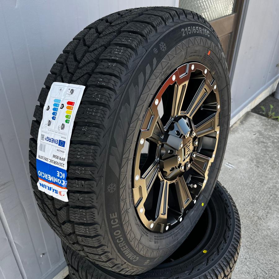 ICE BLAZER 【在庫処分】ハイエース スタッドレス 16インチ 車検対応 
