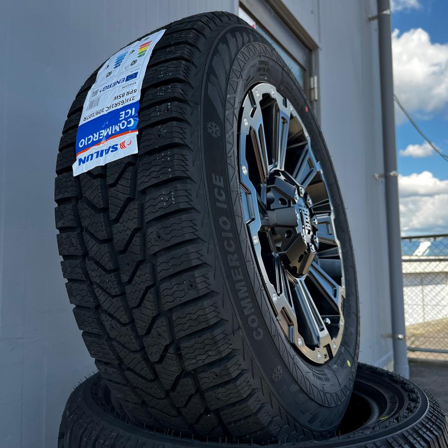 ICE BLAZER ハイエース スタッドレス 16インチ 車検対応ホイール