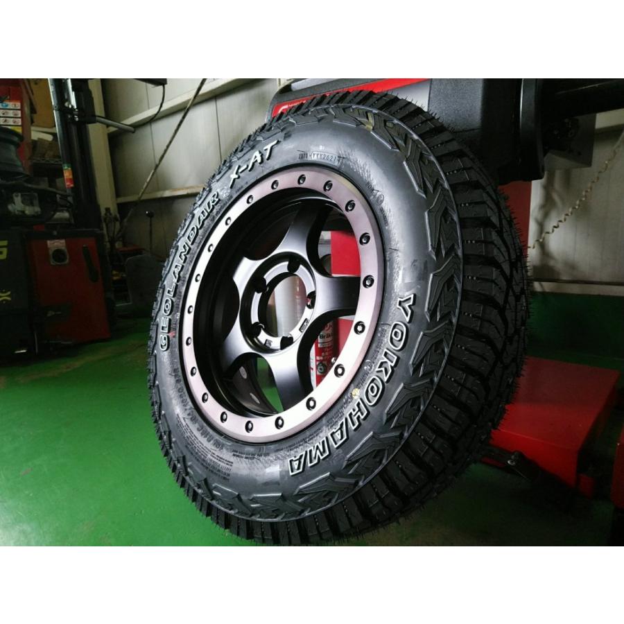 ジムニー サマータイヤ ヨコハマ ジオランダー X-AT 195R16 JB64 JB23