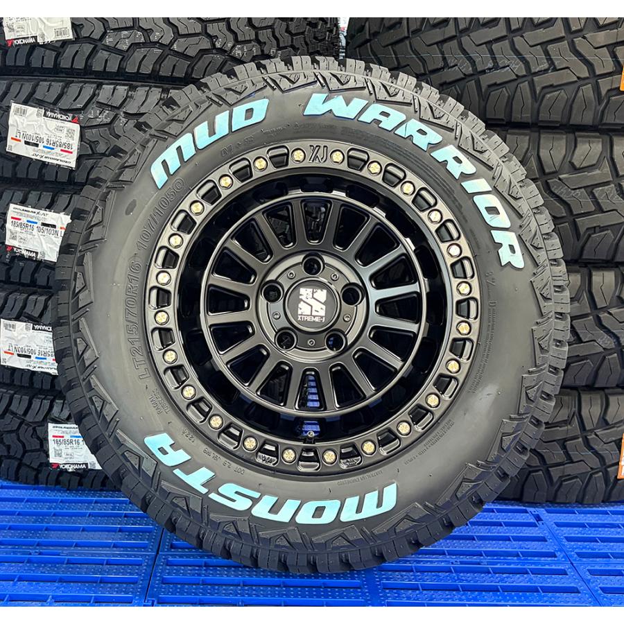 XTREME-J 16インチ MONSTA MUD WARRIOR 4本セット MONSTA TYRES デリカD5 エクストレイル RAV4 16インチ タイヤ ホイール