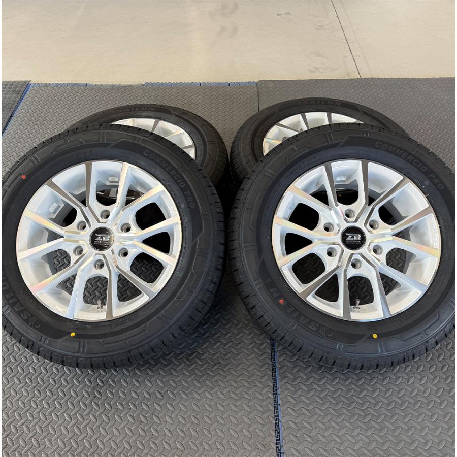 Fortuna 215/65R16 ホイールセット 16インチ サイルン（SAILUN） 【車種】ハイエース200系 ハイエース｜16インチ