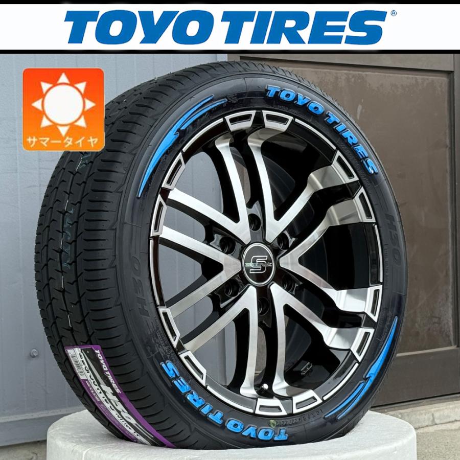 【TOYO mpZ 235/50R18】夏タイヤ【 ブラックダイヤモンド 18インチ 7.5J6HPCD139.7+38】200系ハイエース等　(MTR410)クレジットカード QRコード決済可能 235 50 18 mp7（自動車 夏タイヤホイールセット）（リム径（ホイール