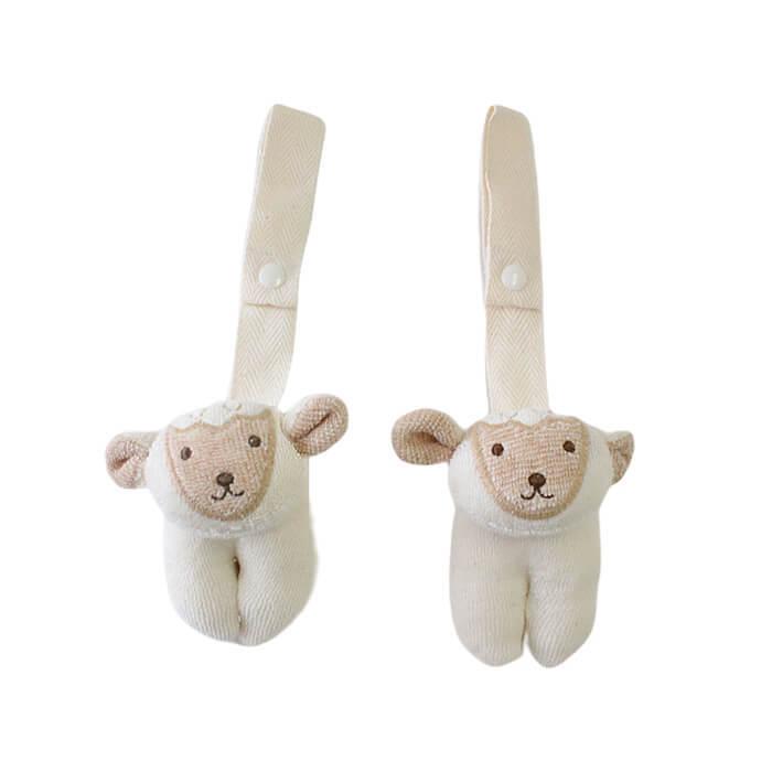 ブランケット クリップ ベビーカー 便利クリップ 2個セット ひつじ