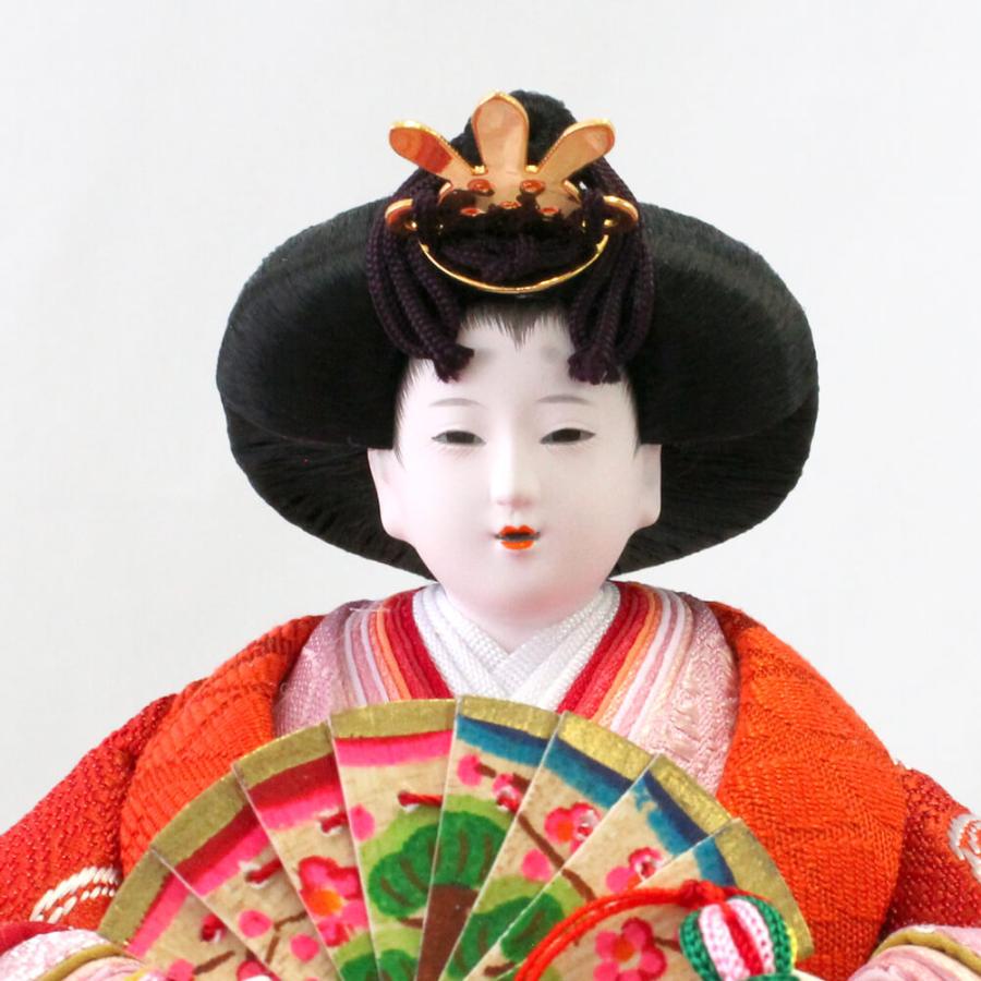 雛人形 お雛様 コンパクト モダン おしゃれ 黄櫨染 柳三寸親王 コウロセン 【お道具付き】 T-21 工房MOMO おひなさま シンプル 小さい 小さめ 上品 かわいい