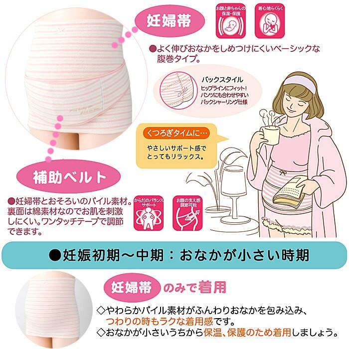 犬印本舗 ふわふわパイルボーダー妊婦帯 M L サイズ Hb8169 妊婦帯と補助腹帯のセット マタニティ 腹巻 補助ベルト インナー 戌の日 安産 腹帯 出産準備送料無料 Inhb8113 わたぼうし 通販 Yahoo ショッピング