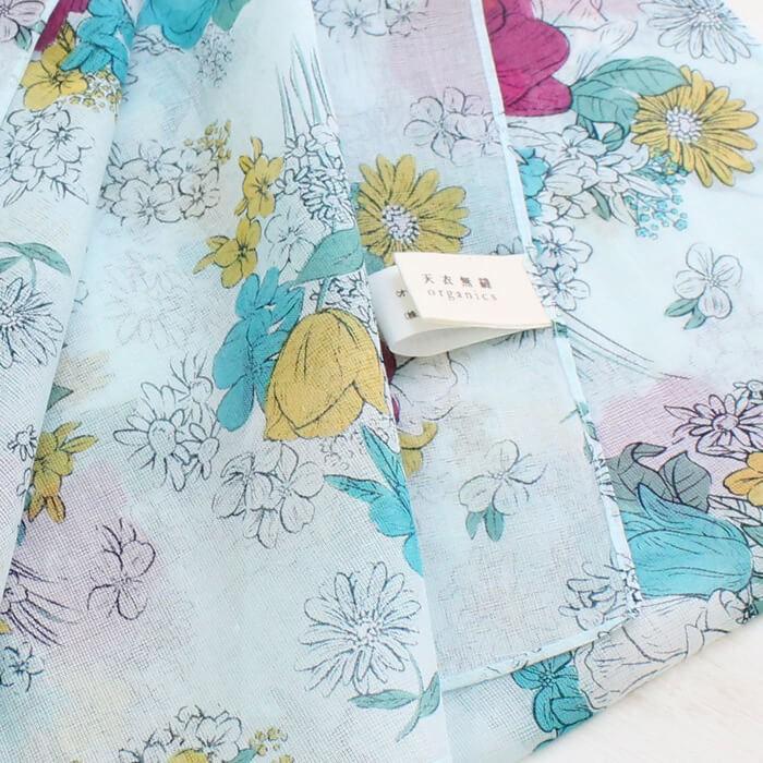 天衣無縫 ストール 花柄 春 夏 オーガニックコットン 綿100 綿 レディース 日本製 薄手 ピンク ブルー ベージュ 母の日 ギフト プレゼント メール便可 Te Yp19s 100 わたぼうし 通販 Yahoo ショッピング