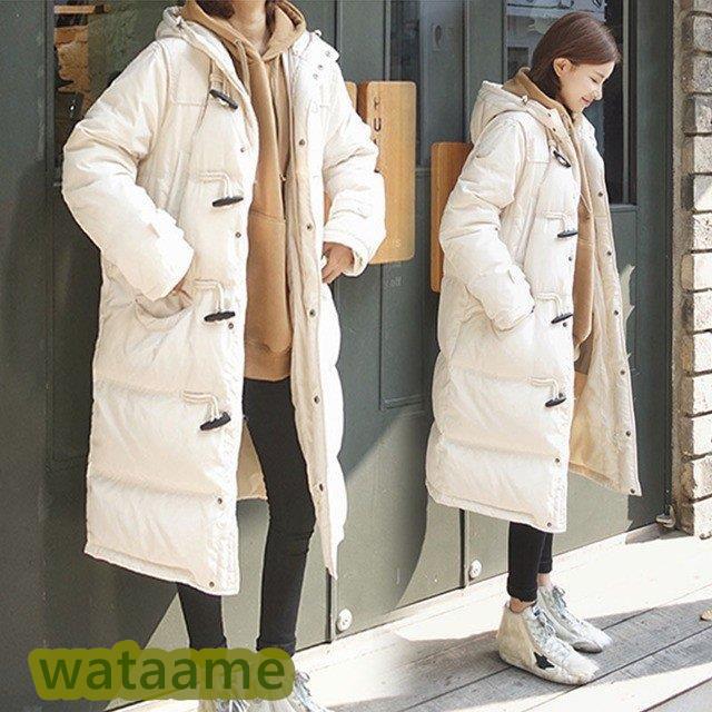 ダッフルコート ダウンコート レディース 中綿 コート ダウンジャケット 秋冬 40代 オシャレ フード付き 50 Off ロング丈 アウター 無地 暖かい