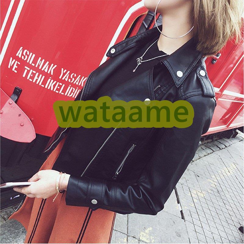 革ジャケット レディース 春秋新作 長袖pu革ジャン ブレザー 黒レザージジャケット 皮衣 ショット丈トップス 40代 カジュアル 春コート 着痩せ 韓国風 即納