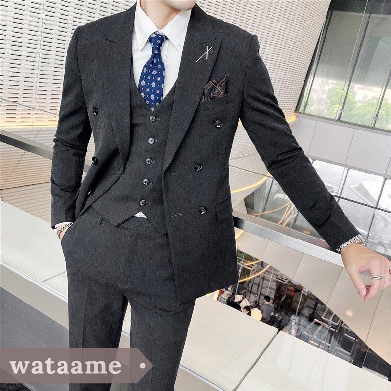 超ポイントバック祭 大きいサイズ カジュアル 忘年会 礼服 デート メンズスーツ 3点セット おしゃれ 事務服 面接 パーティー ビジネス メンズスーツセット スリーピース セットアップ 出張 結婚式 パーティー 通勤 ビジネス 面接 スリムスーツ ビジネススーツ