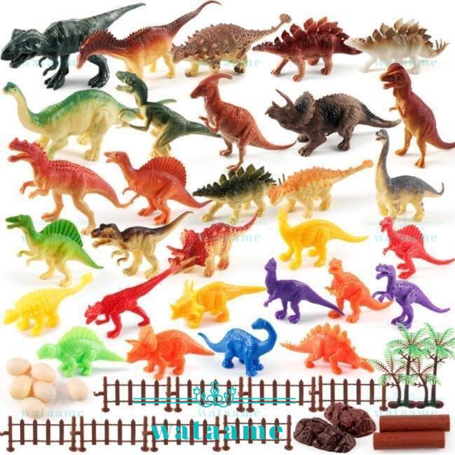 恐竜 おもちゃ 50個セット クリスマス ティラノサウルス トリケラトプス プレゼント レックス ヴェロキラプトル 人気 女の子 男の子 誕生日 購入 人気