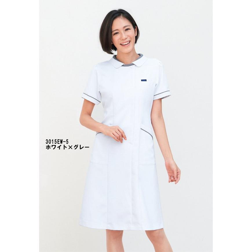 医療用白衣 メディカルウェア ワンピース 3015EW (S〜4L) メディカルウェア フォーク (FOLK) 取寄