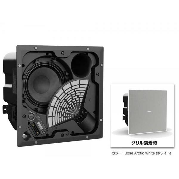 BOSE EM90 W/ホワイト (1台) ◆ 指向角水平90°の天井埋込型SRスピーカー 許容入力125W ハイ/ローインピーダンス両対応【2月27日時点、少数在庫あり △ 】