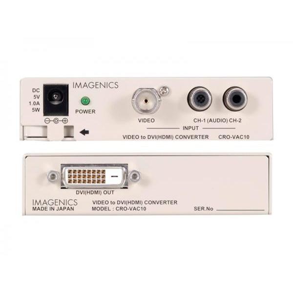IMAGENICS(イメージニクス) CRO-VAC10 ◆ ビデオ入力DVI（HDMI）出力変換器【6月2日時点、在庫あり 】_1