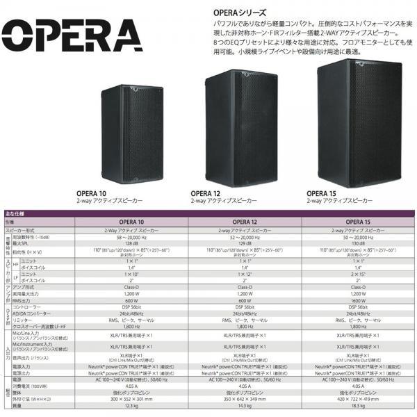 dBTechnologies(ディービーテクノロジーズ) OPERA 15 (1台) ◆ 15インチ パワードスピーカー 最大出力1200W_4