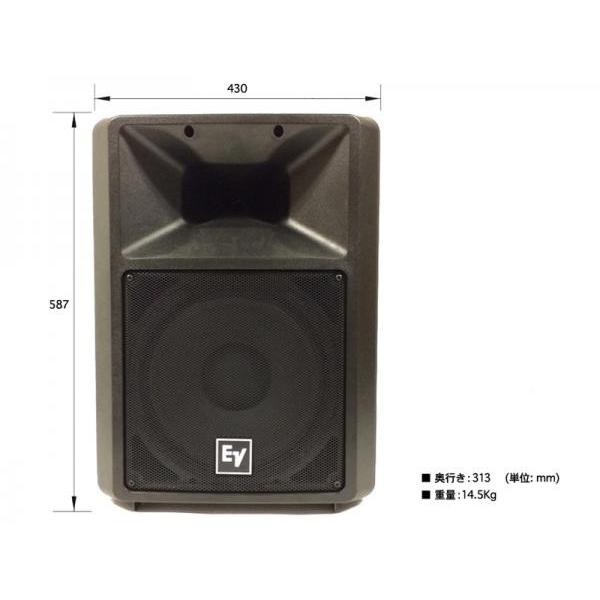Electro-Voice(EV エレクトロボイス) SX300 B/黒 (1本) ◇ フルレンジ 