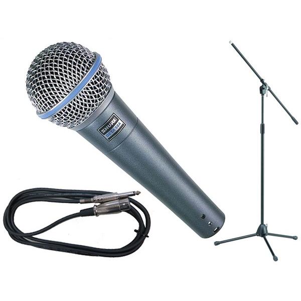 SHURE(シュア) BETA58A TAMAブラックマイクスタンドSET （フォーン-XLR） 【6月2日時点、在庫あり 】