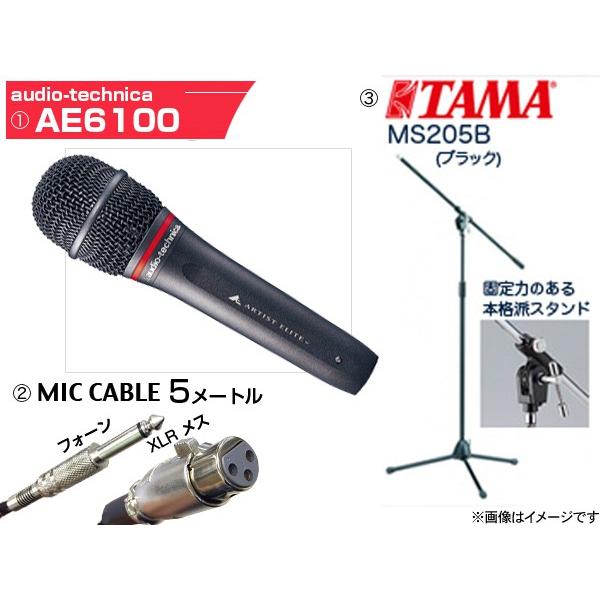 オーディオテクニカ（audio-technica） AE6100 TAMAブラックマイク