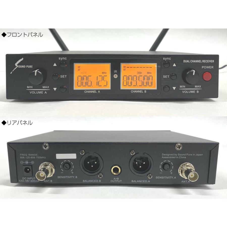 STAGEPAS400BT SOUNDPURE ワイヤレスマイク (ハンドタイプ1本、タイピン 1本) とSPスタンド  (JS-TS50-2) 【壊れ】