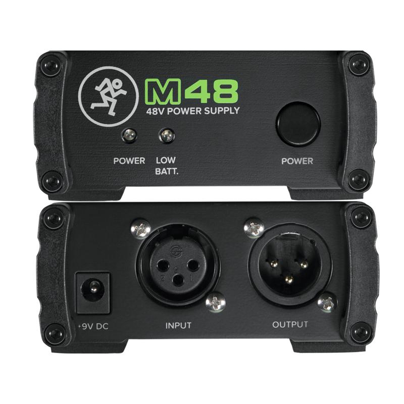 MACKIE(マッキー) M48 ◇ 48Vファンタム電源 9Vバッテリーでの駆動も
