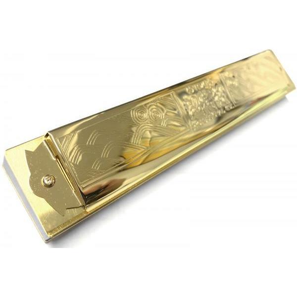 TOMBO（トンボ） 1921 ゴールド Cm 複音ハーモニカ 超特級 21穴