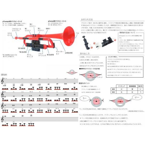 PINSTRUMENTS pTrumpet イエロー プラスチック トランペット 管楽器 P