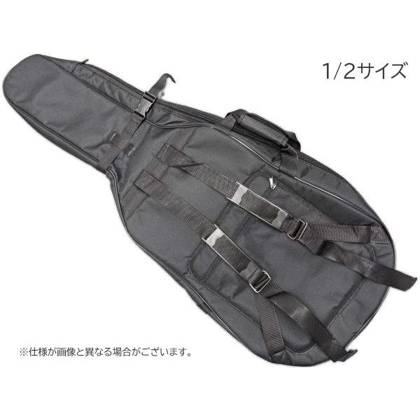 1/2 チェロケース リュックタイプ 分数サイズ こども用 ソフトケース